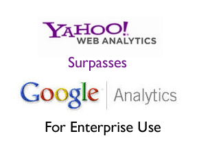 Yahoo! Web Analytics Surpasses Google Analytics For Enterprise Use