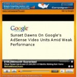 Sunset Dawns On Google's AdSense Video Units Amid Weak Performance