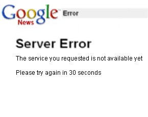 Google News Suffered Another Service Outage