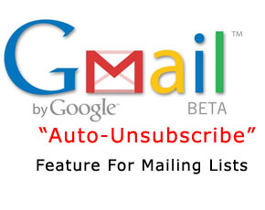 Gmail Offers “Auto-Unsubscribe” Feature For Mailing Lists