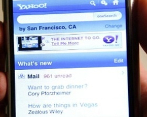 Yahoo Revamps Mobile Homepage, Adds Sync