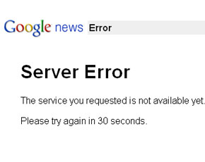 Google News Back-Up After Hour-Long Outage Tuesday