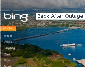 Microsoft’s Bing Back After Brief Outage