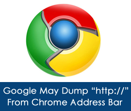 Google May Dump “http://” From Chrome Address Bar