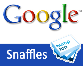 Google Snaffles Canadian 3D Desktop UI Designer BumpTop