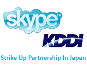 Skype And KDDI Strike Up Partnership In Japan
