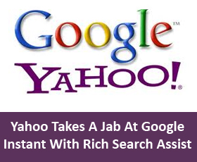 Yahoo Takes A Jab At Google Instant With Rich Search Assist