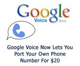 Google Voice Now Lets You Port Your Own Phone Number For $20