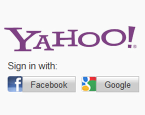 Yahoo Accepts Google And Facebook Account Logins On All Its Web Properties