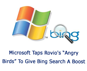Microsoft Taps Rovio’s “Angry Birds” To Give Bing Search A Boost