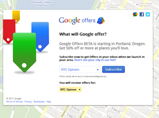 Google’s Daily-Deals Groupon Clone Now Kicks Off In NYC, Bay Area And Portland