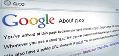 GOOGLE’S GO SHORT MANTRA – g.co
