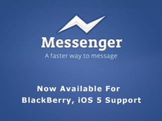 Facebook Messenger Version 1.5 Is Now Available For BlackBerry, iOS 5 Support