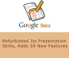 Google Docs Refurbished Its Presentation Skills, Adds 50 New Features