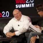 MICROSOFT'S CEO TAKES A DIG AT APPLE AND GOOGLE AT WEB 2.0 SUMMIT