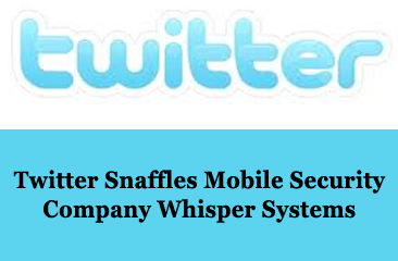 Twitter Snaffles Mobile Security Company Whisper Systems