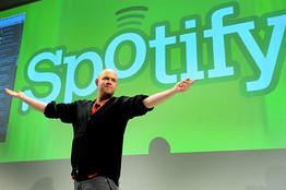 SPOTIFY IGNITES ONLINE-MUSIC COMPETITION WITH ITS FACEBOOK-LIKE APP