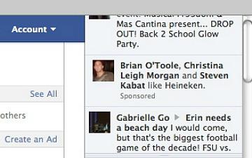 FACEBOOK TO TICK SPONSORED STORIES?