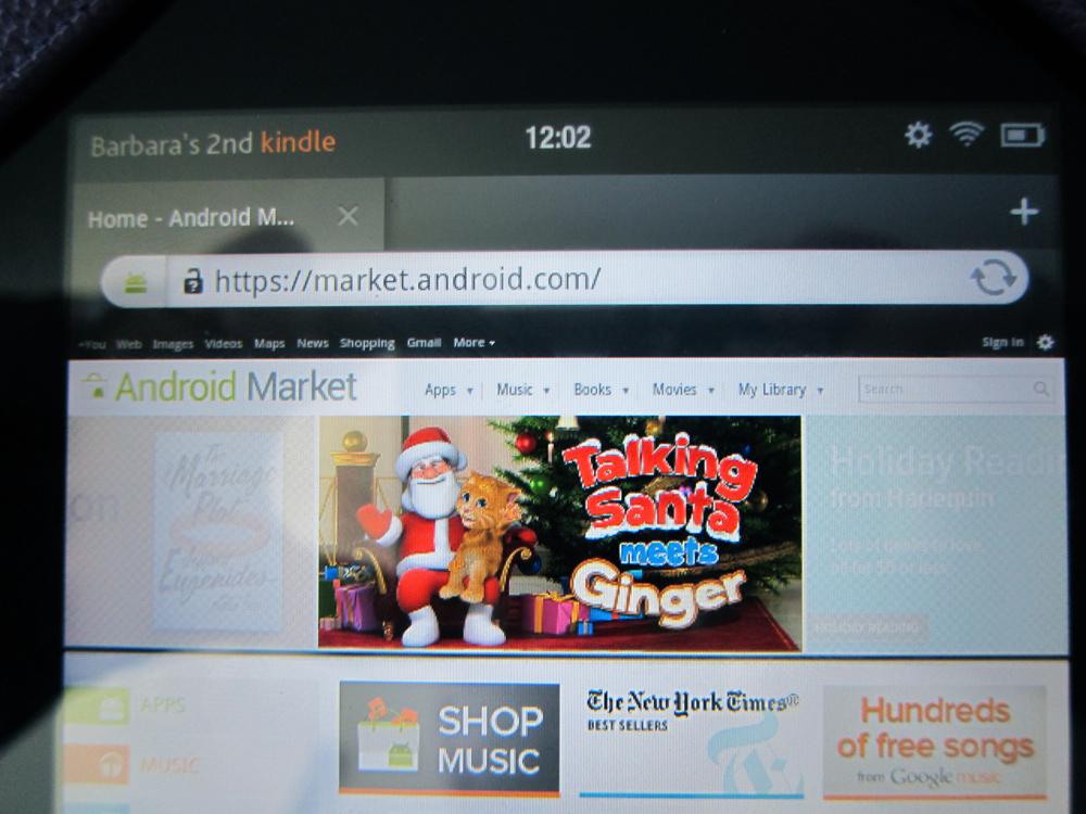 KINDLE FIRE USERS GET ACCESS TO ANDROID MARKET
