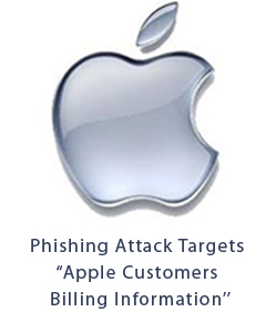 Phishing Attack Targets “Apple Customers Billing Information”