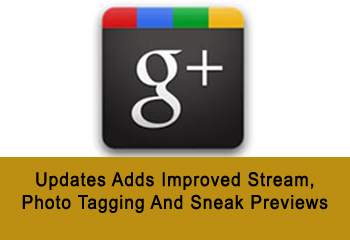 Google+ Updates Adds Improved Stream, Photo Tagging And Sneak Previews