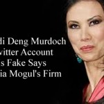 Wendi Deng Murdoch Twitter Account Is Fake Says Media Mogul's Firm