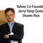 Yahoo Co-Founder Jerry Yang Quits; Shares Rise