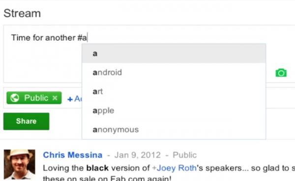 GOOGLE+ ADDS NEW TOOLS; PHOTO TEXT AND AUTO HASHTAG