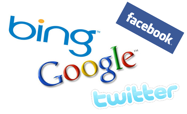 BING WEAPONS FACEBOOK AND TWITTER AGAINST GOOGLE