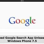 Revamped Google Search App Unleashed For Windows Phone 7.5