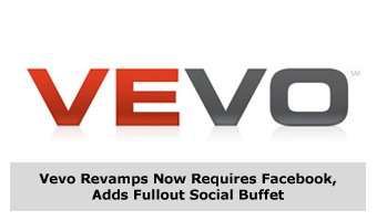 Vevo Revamps Now Requires Facebook, Adds Fullout Social Buffet