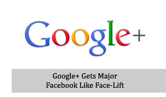 Google+ Gets Major Facebook-Like Face-Lift