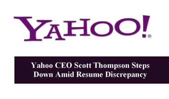 Yahoo CEO Scott Thompson Steps Down Amid Resume Discrepancy
