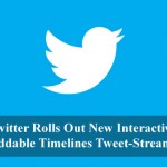 Twitter Rolls Out New Interactive Embeddable Timelines Tweet-Stream Tool