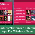 AOL Unfurls “Entrance” Entertainment App For Windows Phone