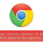 Google Unfurls Chrome 25 Beta With Speech Recognition