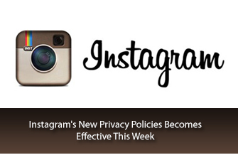Instagram’s New Privacy Policies Becomes Effective This Week